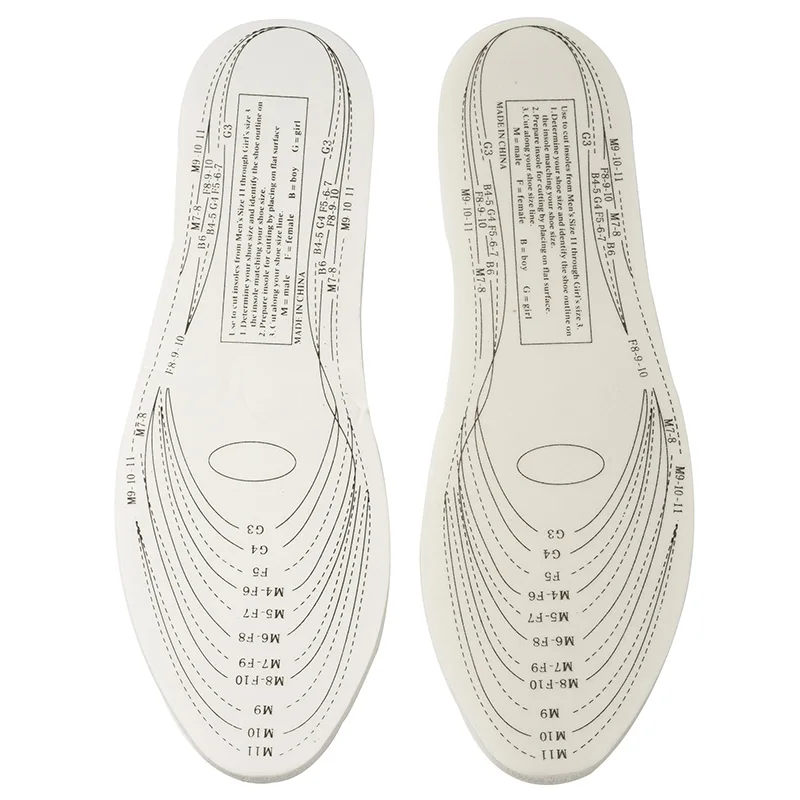 

1 Pair Memory Foam Foot Massage Insoles Foot Care Comfort Pain Relief Orthotics Cubitus Varus Flat Foot Insoles Hearthy Care