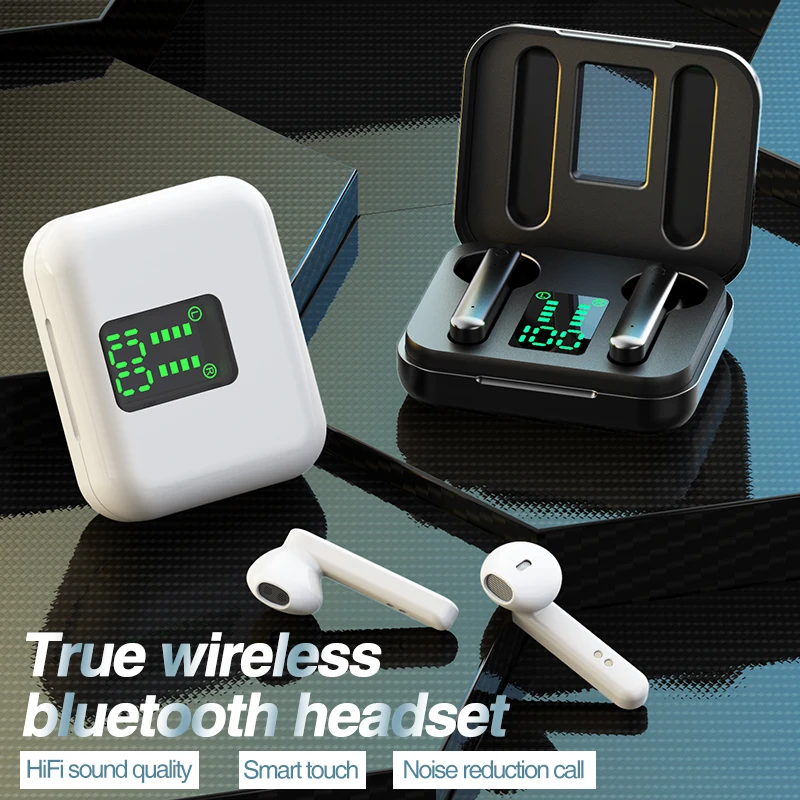 CUCA TWS Bluetooth 5 0 Headphone Wireless Earphone LED Display Sport Waterproof Headset Earbuds X15 L12 For xiaomi huawei oppo