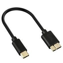 Fonken usb tipo c 3.1 para micro b 3.0 cabo para samsung nota 3 s5 2.5 polegada disco rígido cabo tablet micro b cabo pc acessórios