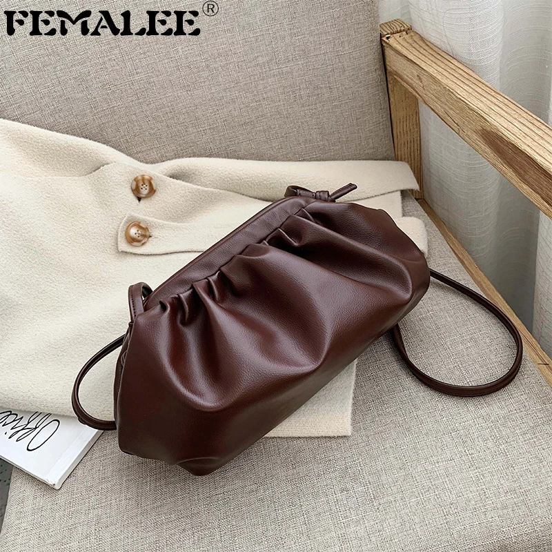 

The Shoulder Pouch Fashion famous Messenger Bag luxury brand women bags Desinger Soft Cloud bag PU leather lady clutches handbag