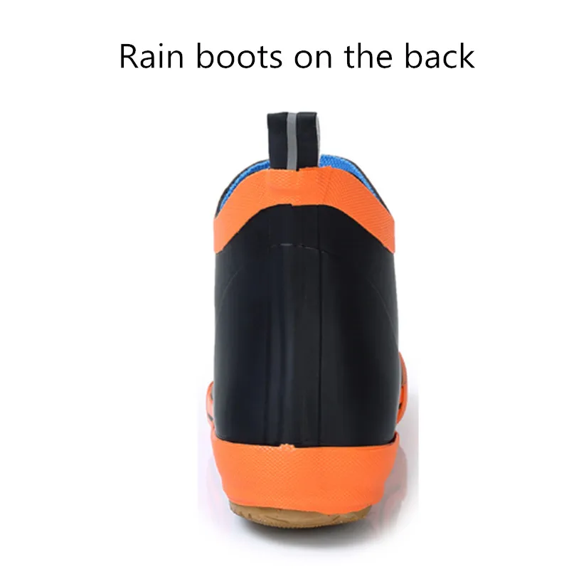 Rainboots For Male Short tube Water shoes Men's and women's Snow boots Waterproof non-slip Spring Winter rubber Rain Boots F68 Rainboots For Male Short tube Water shoes Men's and women's Snow boots Waterproof non-slip Spring Winter rubber Rain Boots F68