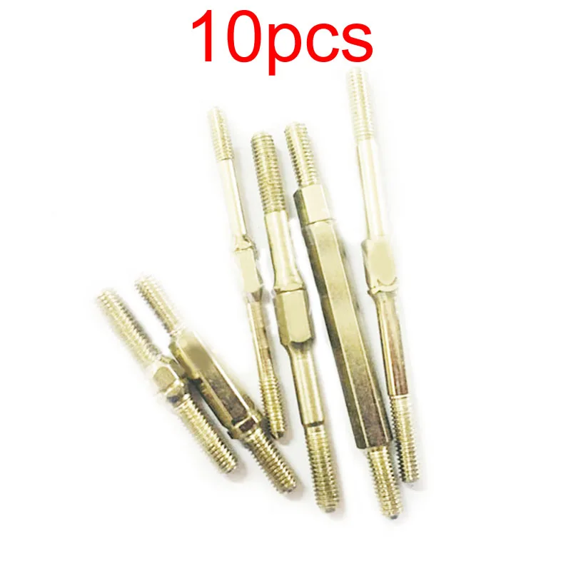 10 шт. M3/M2.5/M4 Тяговый стержень CW CCW резьба шестигранный разъем нажимной шаровой