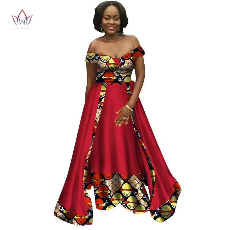 Африканские платья для женщин новые Африканские Восковые Дашики африканские рождественские платья для женщин длинное богемное платье размера плюс WY2369 - Цвет: 9