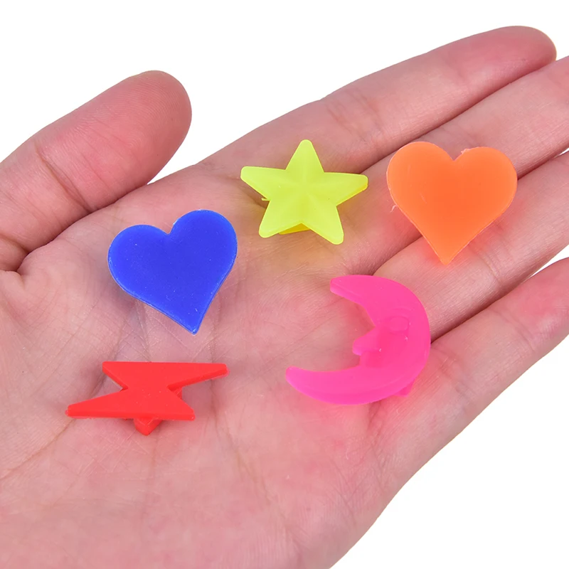 Mixed Luminous Star Bike Bicycle Wheel Spoke Beads Plastic Clip 36Pcs
