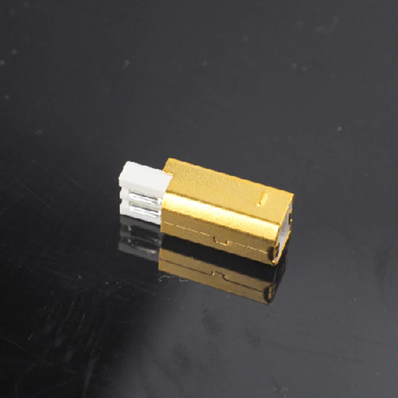 MPS HD 019 HiFi USB 2 0 аудио разъем из чистой меди аудиоразъем 24K 5u позолоченный DAC типа B|hifi