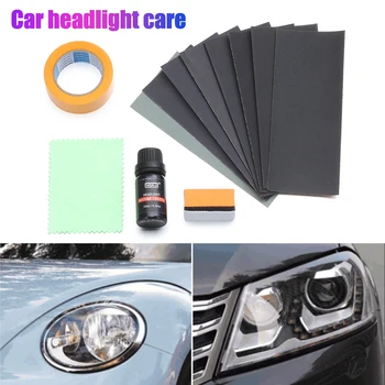 

Professional Car Headlight Lens Restoration Repair Kit Scratches Oxidation Stain Removal Restorer Car Lamp Refurbishing Agent