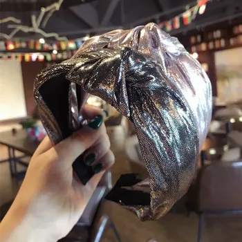 

2019 Fashion Hot Stamping Cloth Head Hoop Striped Bow Women Headband Sweet Headwear Girls High Quality Hair Accessorie