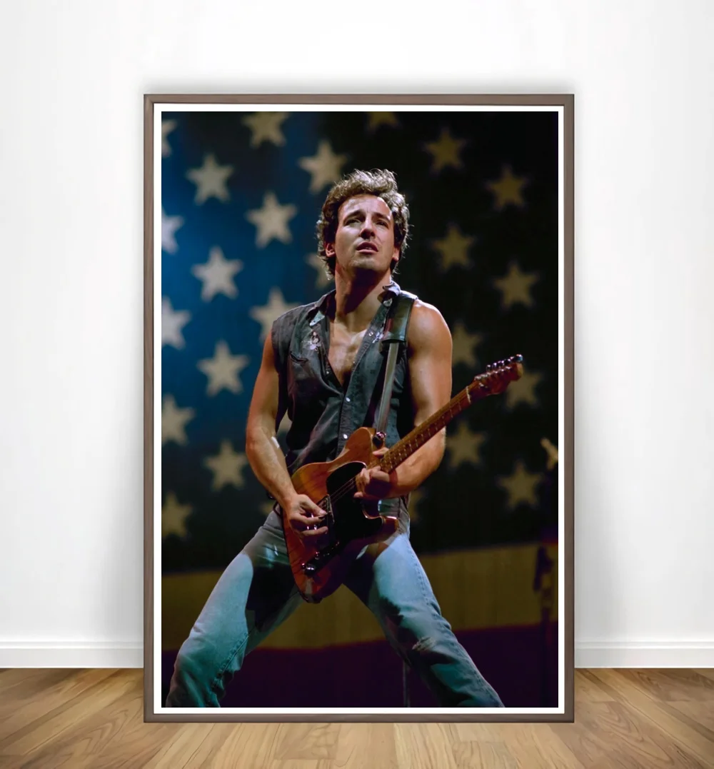 

Bruce Springsteen Rock band poster Wall Art Canvas Painting Living Room Home Decor