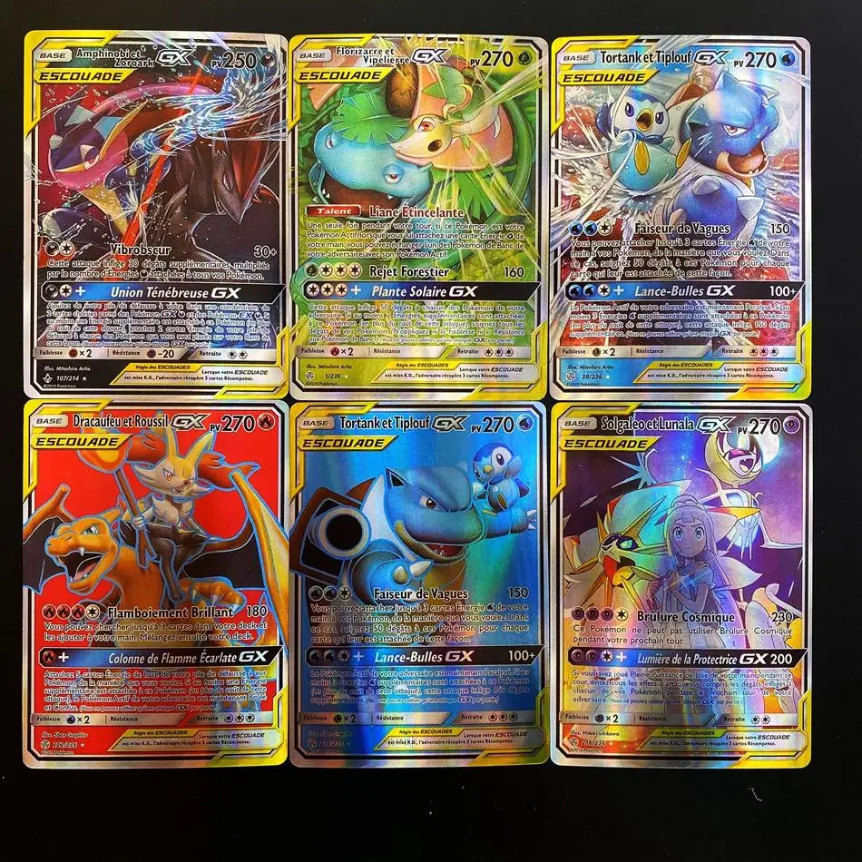 Carte Pokemon Francaise Box French Pokemon Team V Vmax Gx Mega Ex Shining Card Display Playing Game Childer Kids Toy Gift Game Collection Cards Aliexpress