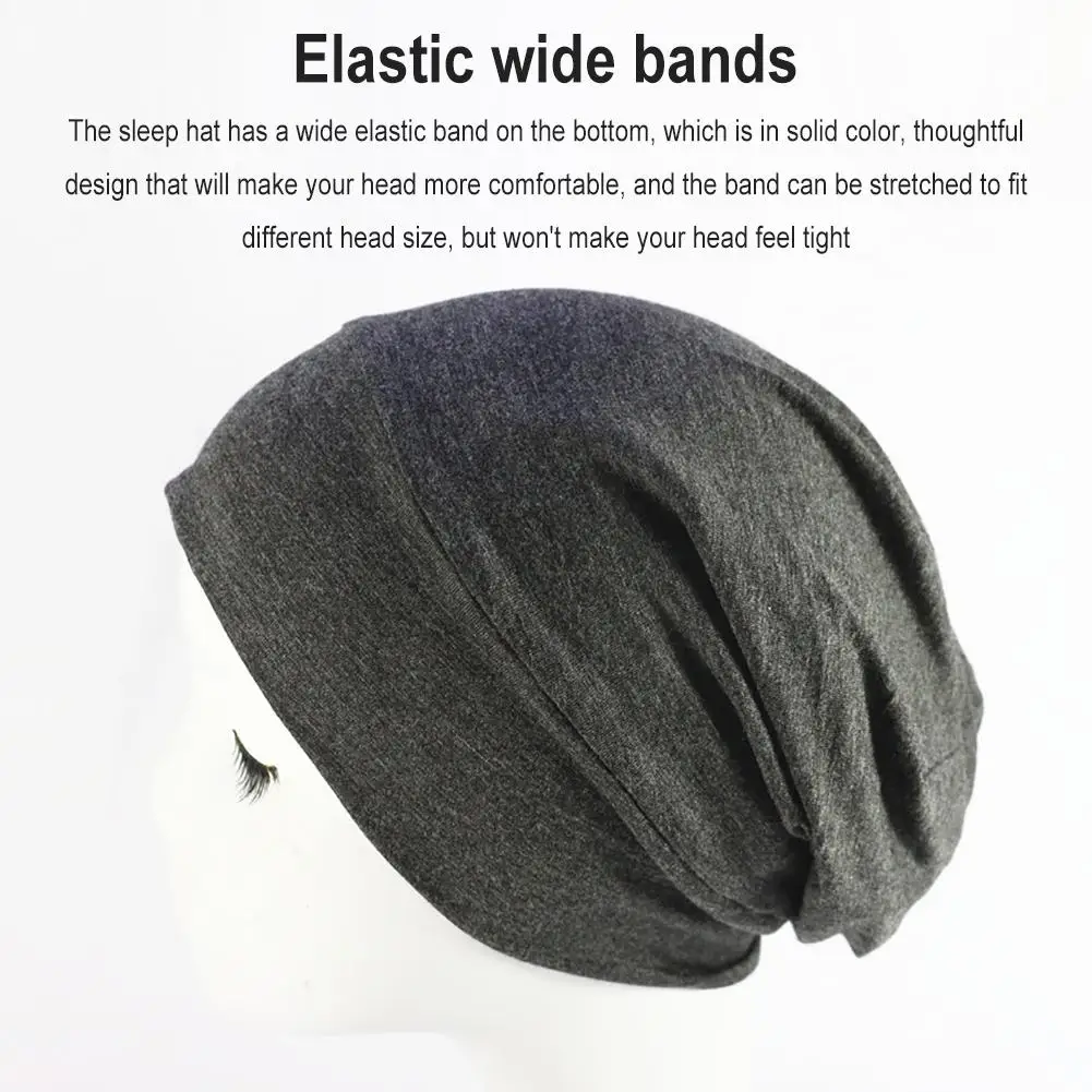 Sleeping Hat Night Sleep Cap Hair Care Bonnet Nightcap For