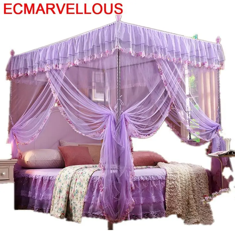 Dekoration Sweet Fang Moustiquaire Pour Double Siatka Moskitiera Enfant Ciel De Lit Canopy Cibinlik Klamboe Mosquito Net