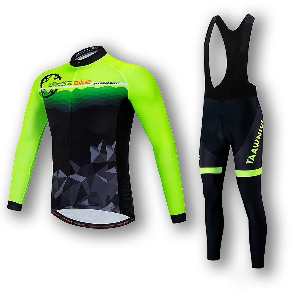 

Cycling Jersey Long Sleeve Set Men's Cycling Clothing Specialized MTB Autumn Bike Jersey Mens Breathable Road Bike Cycling Kits