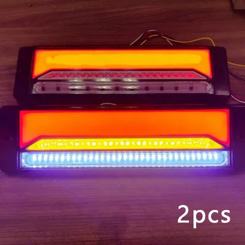 

2pcs LED Parking Taillights 12 Inch Waterproof Tail Brake 147 LED 3000K