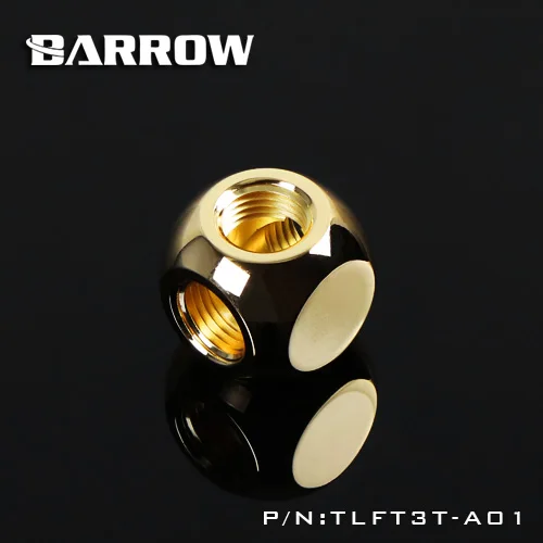Barrow TLFT3T-A01 G1 / 4 &quotX3 черный белый серебристый золотой тройной левый кубический