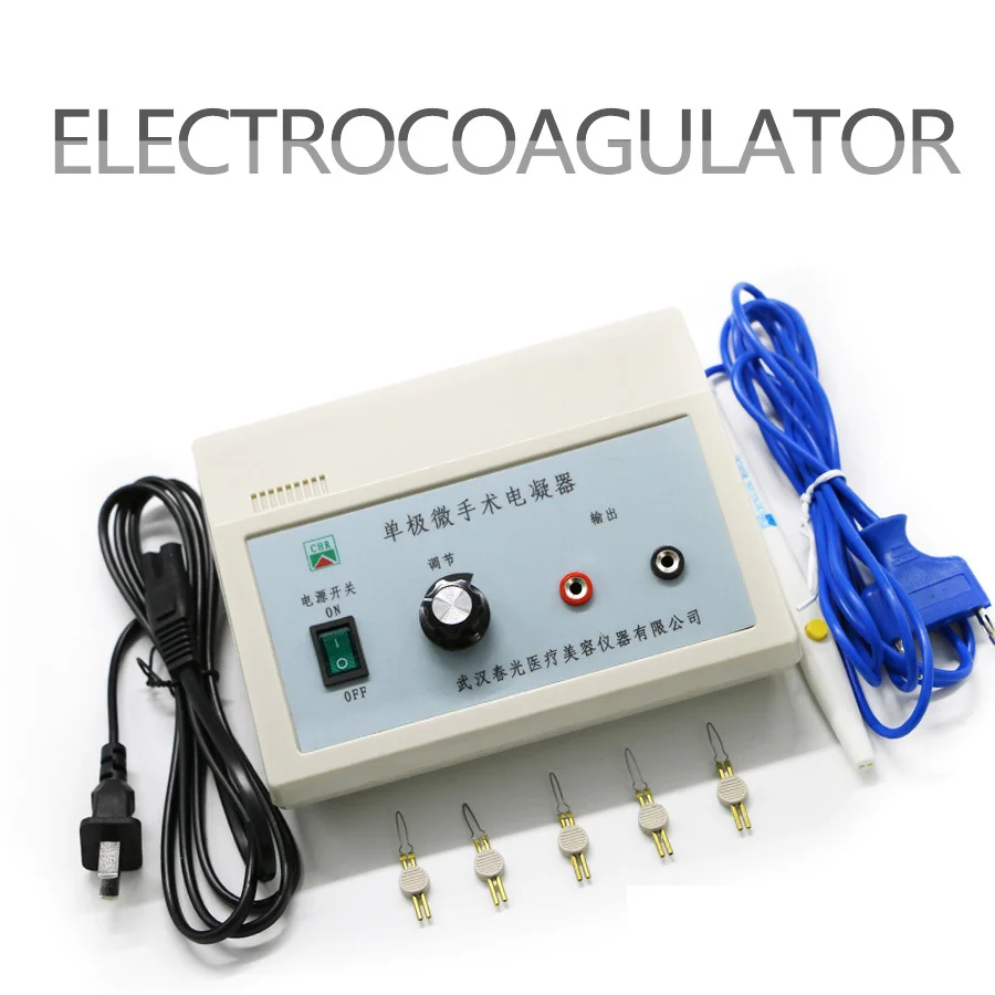 Electrocoagulator surgical operating instrument adjustable double-eyelid tool cosmetic plastic microvascular hemostasis beauty plastic surgical tool electric coagulation tools