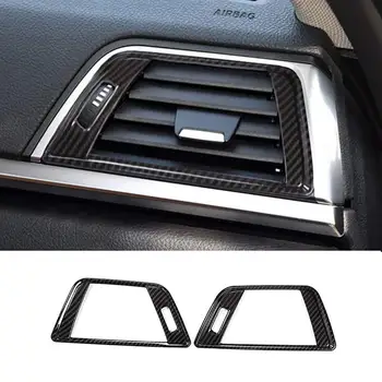 

2pcs Carbon Fiber ABS Interior Side Air Conditioning Vent Frame Trim For BMW 3 4 Series F30 320 316 328 GT Auto Accessories
