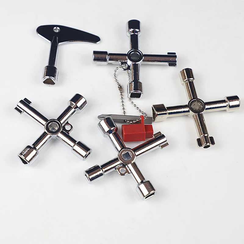 

Multifunction Universal Triangle Wrench Key Plumber Keys Triangle For Gas Electric Meter Cabinets Bleed Radiators