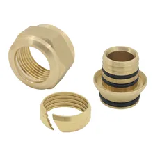 3/4 пол Отопление сепаратор воды соединения для трубок пол Отопление водоотделитель фитинги OD16mm 20mm