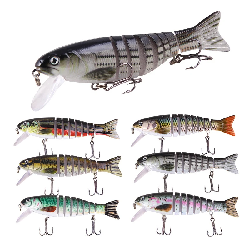 

1pcs 11cm 17g Wobblers Swimbait Fishing Lures Artificial Multi Jointed Artificial Hard Bait Trolling Pike Carp Fishing Tools