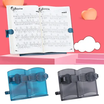 

Multifunctional Fixed Music Sheet Holder Display School Book Reading Stand Stretchable Home Office Students Adjustable Portable