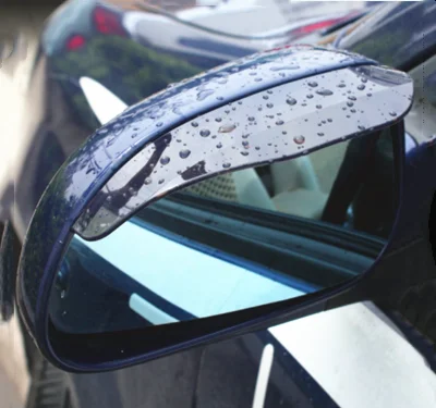

2pcs Rain View Mirror Flexible Car Accessories PVC Rearview Shade Rainproof Blades Back Mirror Eyebrow Snow Protector Cover