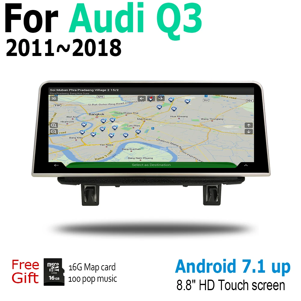 Автомобильный мультимедийный плеер 8 &quot Android для Audi Q3 8U 2011 ~ 2018 MMI навигация Navi GPS BT