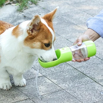 

Portable Pet Dog Water Bottle Multifunction Dog Food Water Feeder Outdoor Dogs Travel Cat Dog Bowl Drinking Bowl Pet Supplies