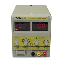 YAXUN 1502DD+ для мобильного телефона 15V 2A Регулируемый источник питания постоянного тока с светодиодный дисплеем
