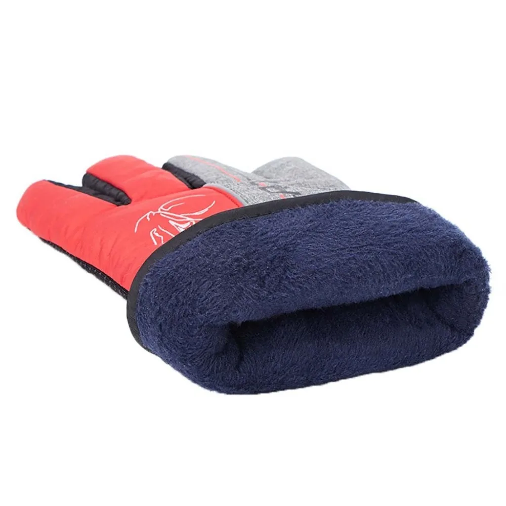 Men winter ski gloves waterproof non-slip outdoor sports warm warm velvet ski snow gloves guantes de nieve para mujer 30S19 (1)