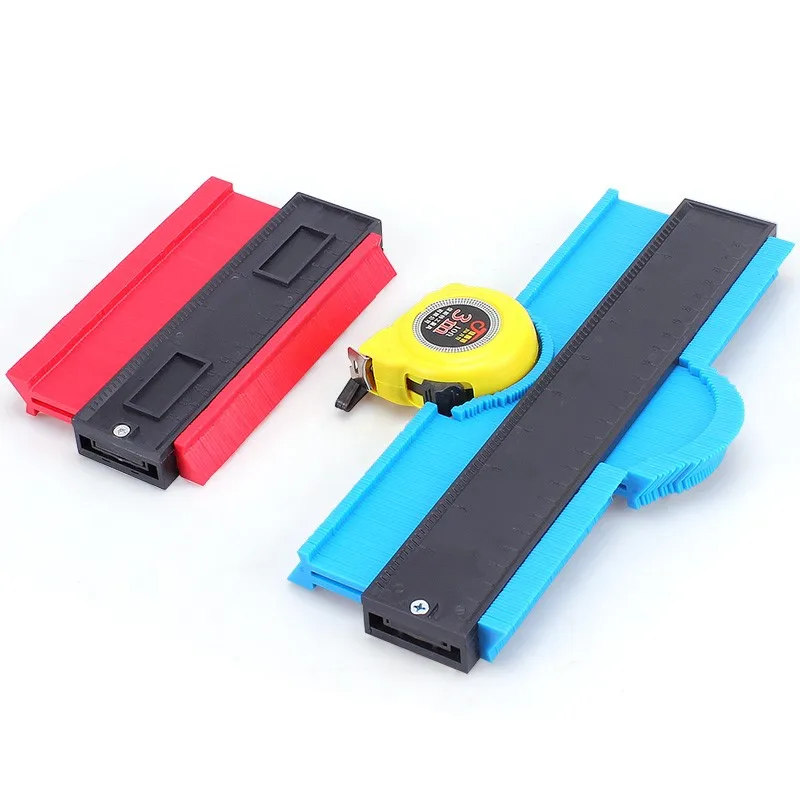 12/14/25cm Irregular Contour Gauge Arc Ruler Plastic Profile Curvature Scale Template Tile Laminate tools | Инструменты