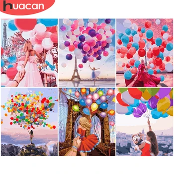 

HUACAN DIY Painting By Number Girl Drawing On Canvas Hand Painted Paintings Figure Gift Pictures By Numbers Kits Home Decor