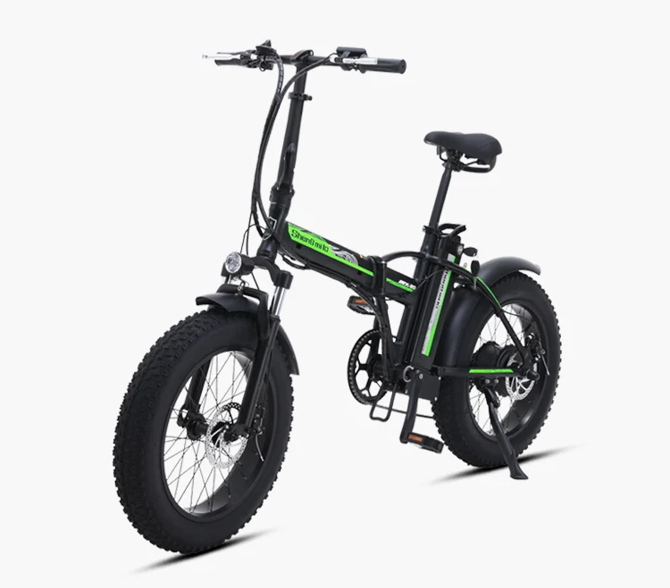 Электрический велосипед 20 дюймов ebike 48V500W Электрический горный велосипед электрический складной велосипед 4,0 fat tire bicicleta eletrica пляжный Электрический велосипед