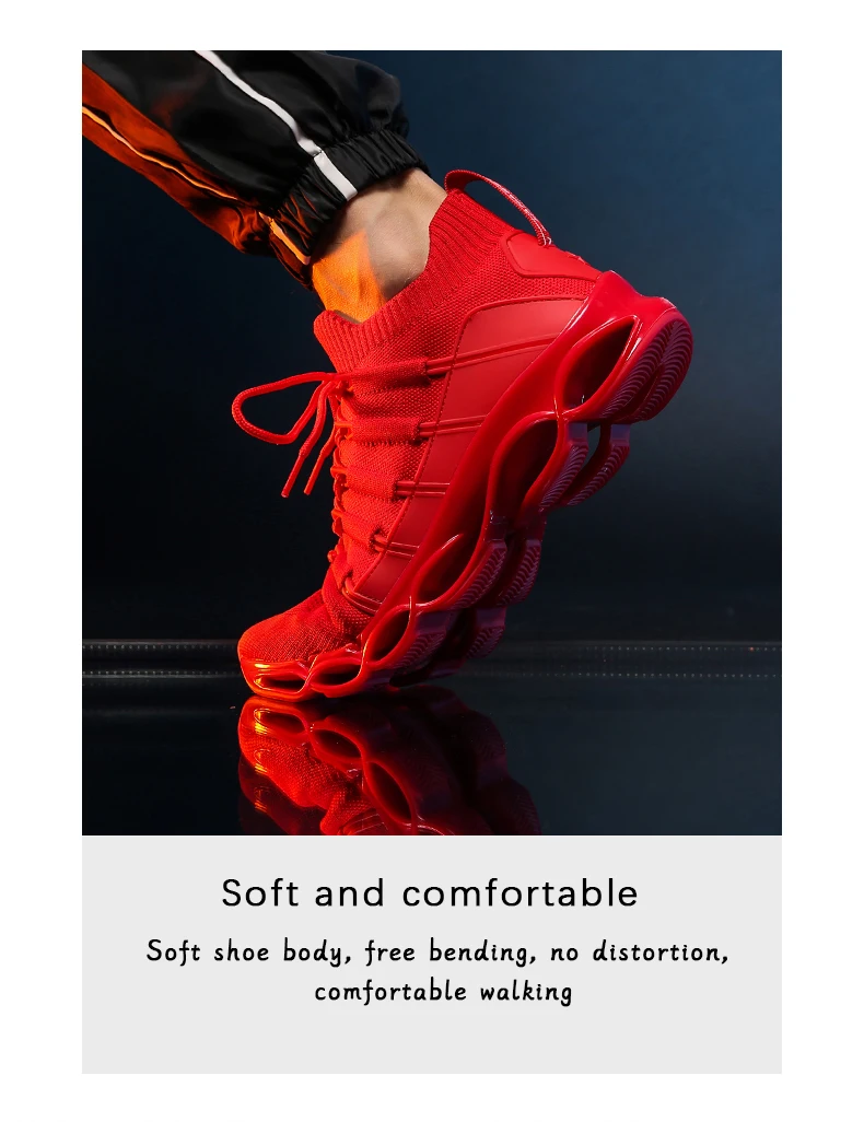 Damyuan 2020 Winter Hot Selling Fashion Comfortable Flying Weaving Man Sneakers Shock Absorbing Elevating Leisure Running Shoes