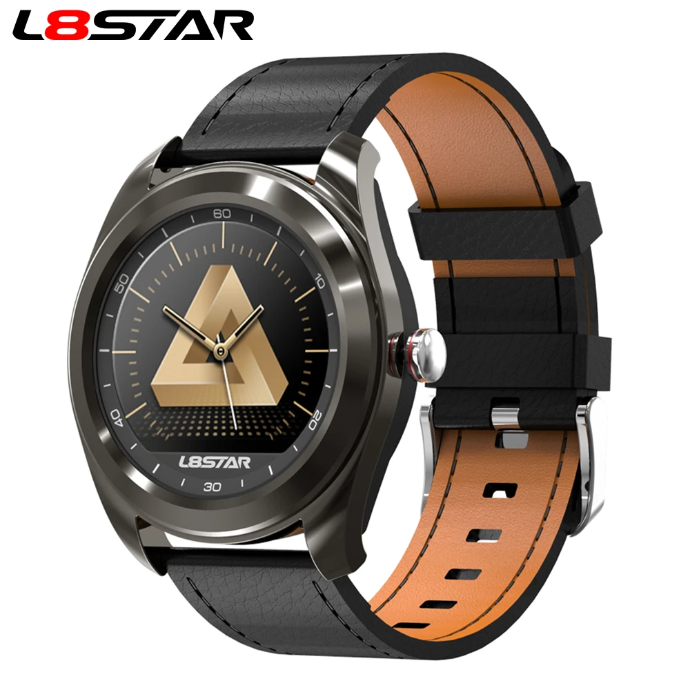 L8STAR ECG PPG кровяное давление умные часы с монитором сердечного ритма и IP68