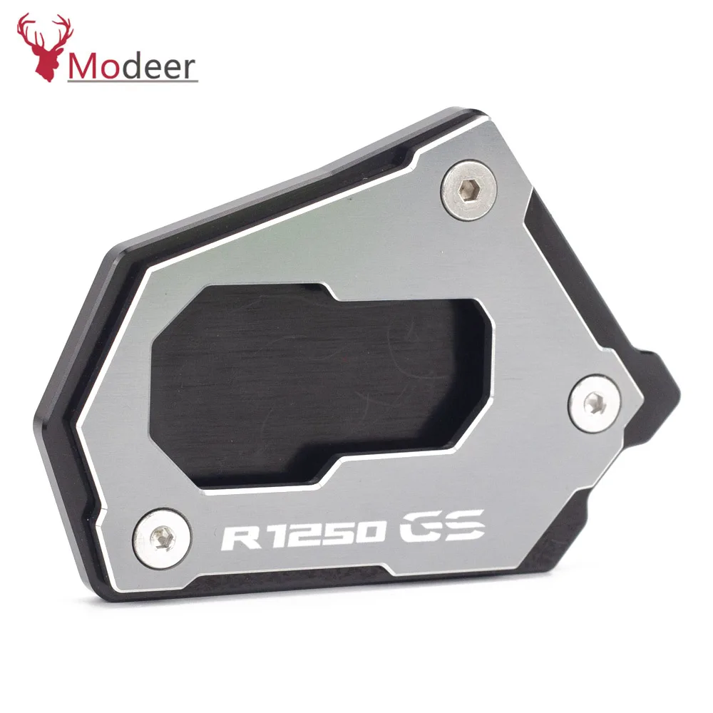 Motorcycle Kickstand Side Stand Enlarge Extension For BMW R1250GS R1250 GS R 1250GS 2018 Motorbike Accessories Plate Enlarge (10)