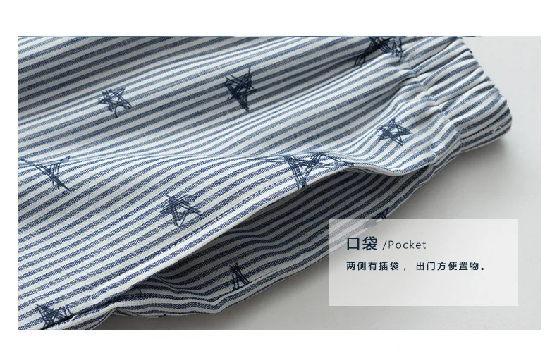 Psychological 26-Spring Summer Pure Cotton Couples Gauze Pajama Pants Cotton Shorts Women's Home Pants Loose And Plus-sized