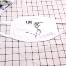 Bangtan Boys альбом карта душа Persona черная белая маска любовь себя Tear поддельная любовь Лазерная маска для лица с изображением рта маска Jimin JIN SUGA J-HOPE LJJ672