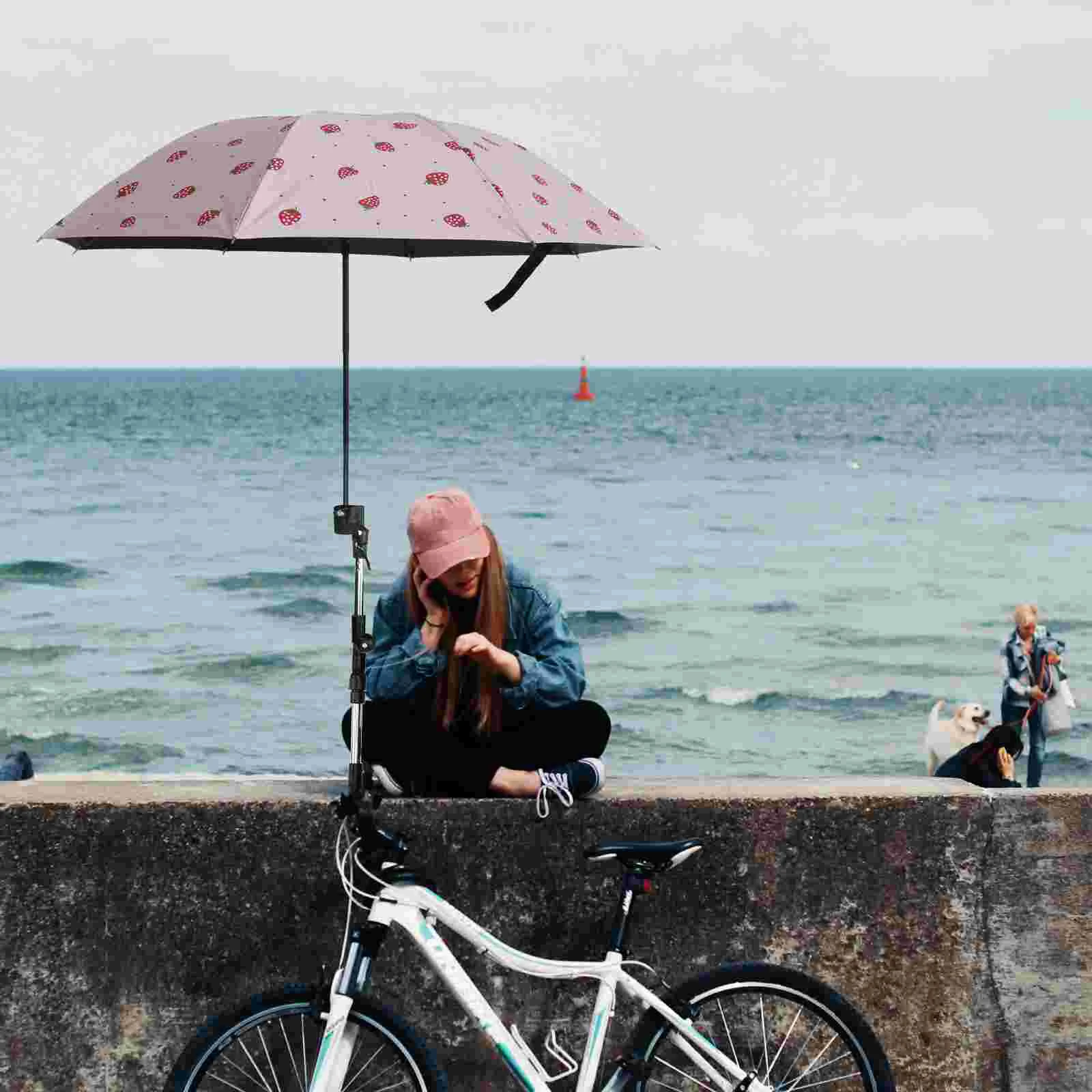 Soporte para paraguas extensible, ajustable, para exteriores, para bicicleta, cochecito eléctrico, silla de ruedas|Accesorios para estudio fotográfico| - AliExpress