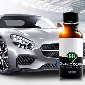 

30ml Car Nano Ceramic Coating Restorer Repellent Ceramic Coating Glass Plated Crystal Liquid Hydrophobic Waterproof Agent 9H