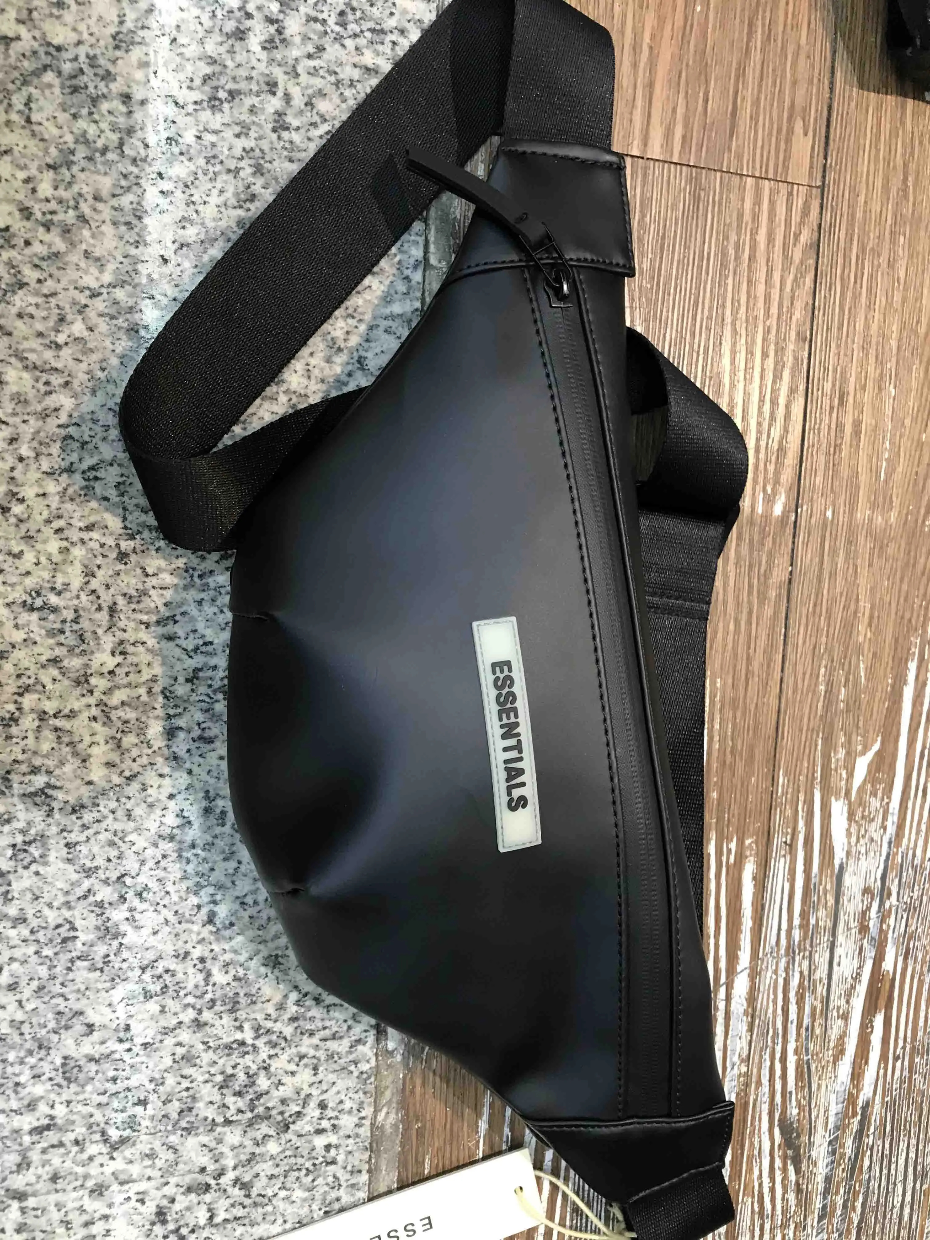 

New Version essential pu leather waist bag across shoulder bag