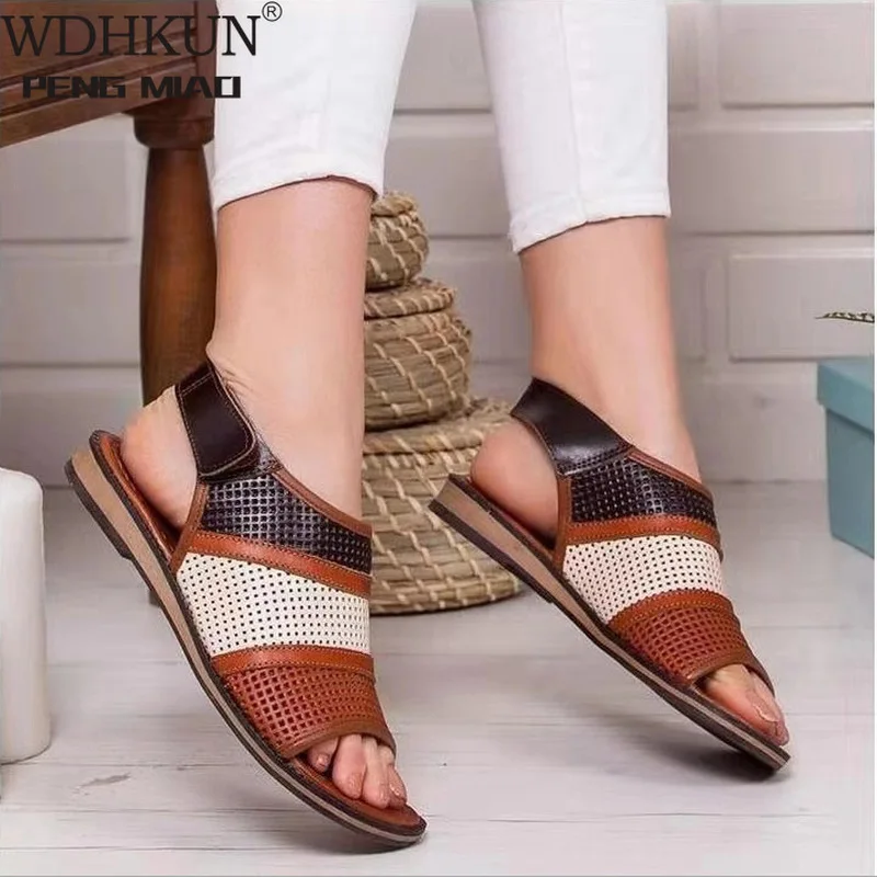 

Rome Casual Sandals Women Wedges Sandals Pumps Ankle Buckle Open Toe Fish Mouth Med Summer Women Shoes Fashion 2020 Wedges Shoes