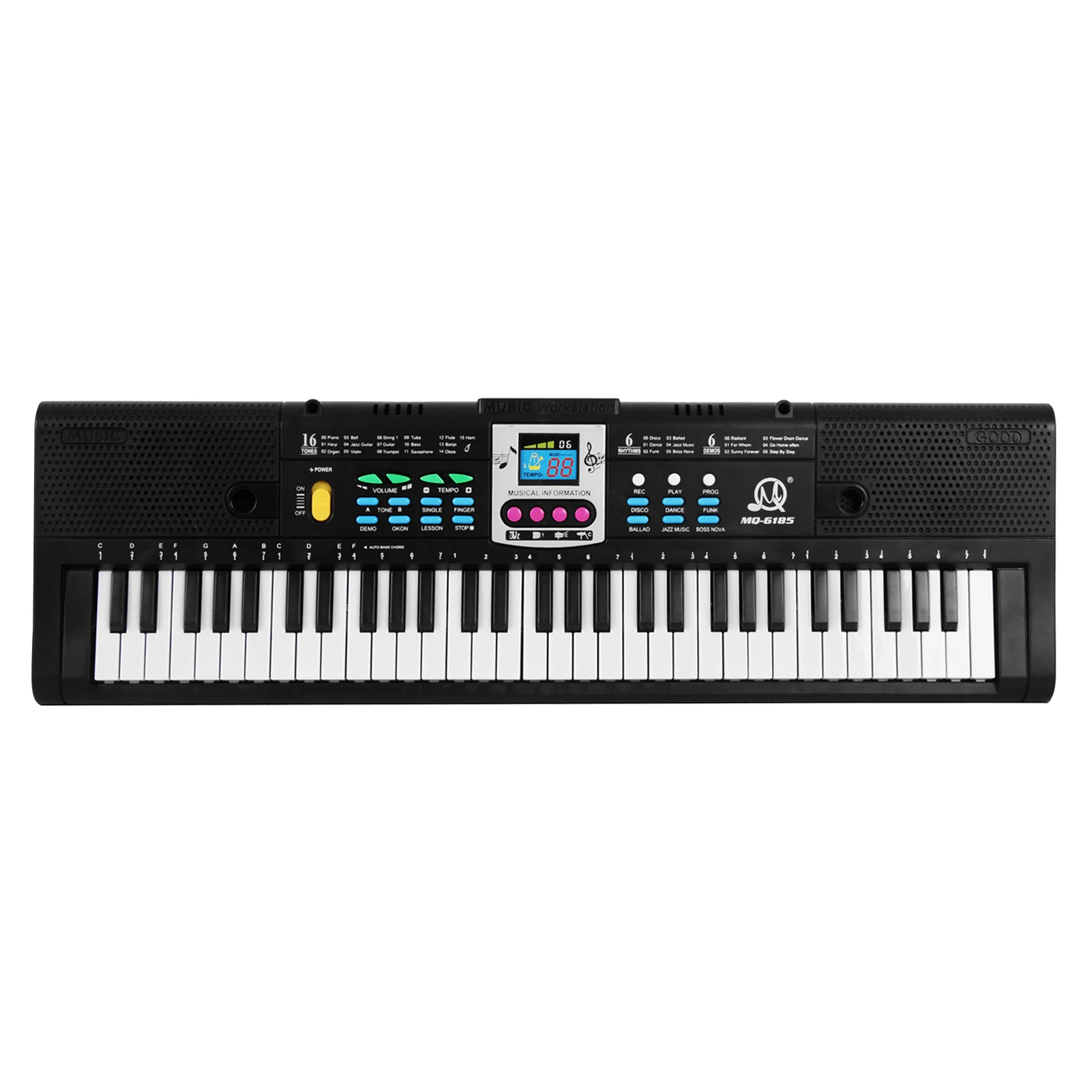 Elektrische Keyboard Digital 61 Tasten Musikinstrument Kinderklavier Kinderpiano 