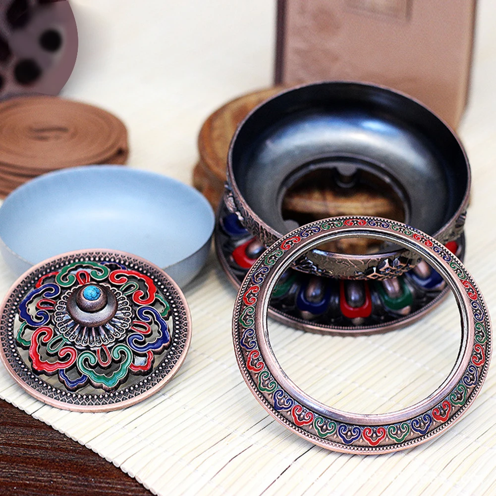 Подарочный держатель Censer Emboss tea домашний декор медитация ладан горелка гостиная красочный офис медный сплав Портативный Йога