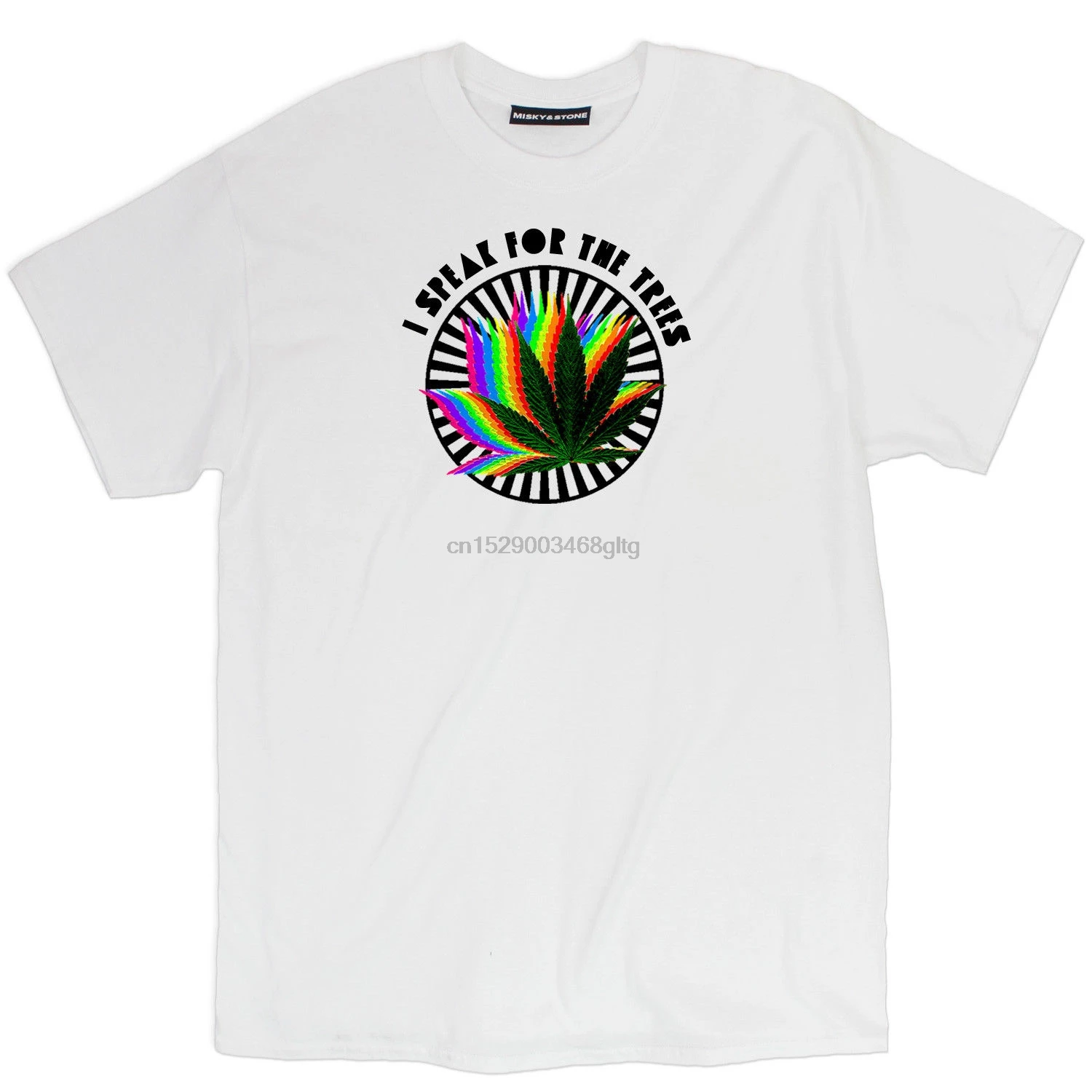 2019 Мужская футболка модная с круглым вырезом Homme I Talk For The Trees Psychadelic Weed Trippy
