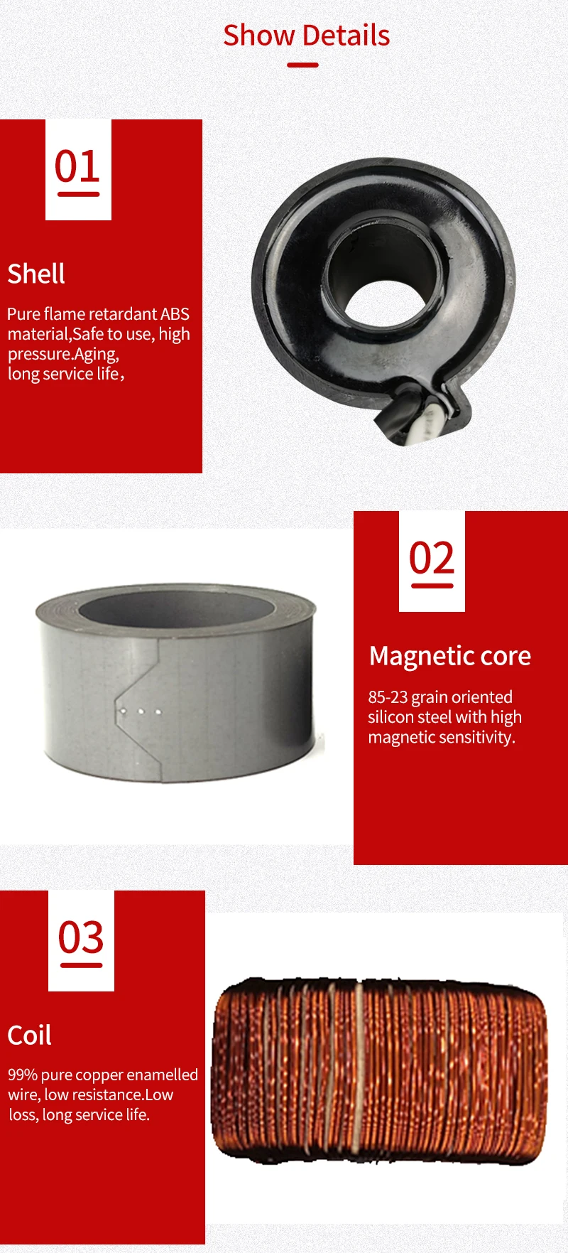 braçadeira, KCT 50A 75A 100A 150A 200A,