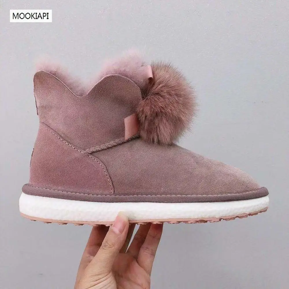 

Australia's top quality women's boots in 2019, real sheepskin, 100% natural wool, fashionable classic women's shoes, five colors