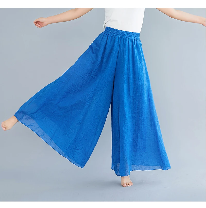 Хлопок лен Летняя женская длинная юбка лен хлопок винтажная длинная юбка эластичная высокая талия Бохо длинная Макси юбка макси