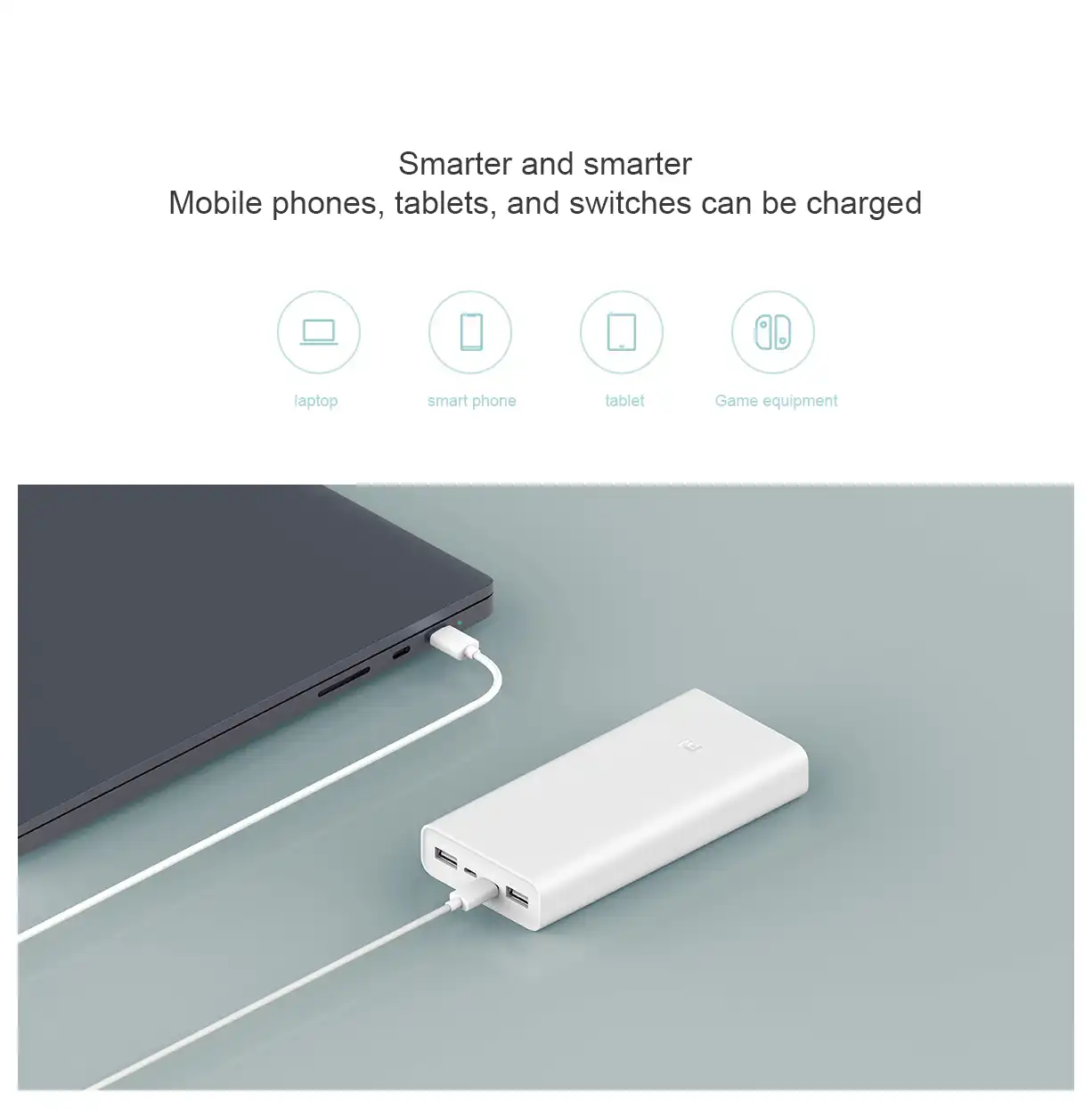 Оригинальный внешний аккумулятор Xiaomi Mi 3 PLM18ZM 20000 мАч 18 Вт двустороннее быстрое