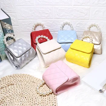 

Women Leather Purses and Handbags Cute Pearl Crossbody Bags for Women Small Wallet Girls Shoulder Bag Gift