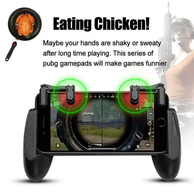 Новый геймпад джойстик для PUBG джойпад триггер кнопка огня цель L1 R1 клавиша L1R1